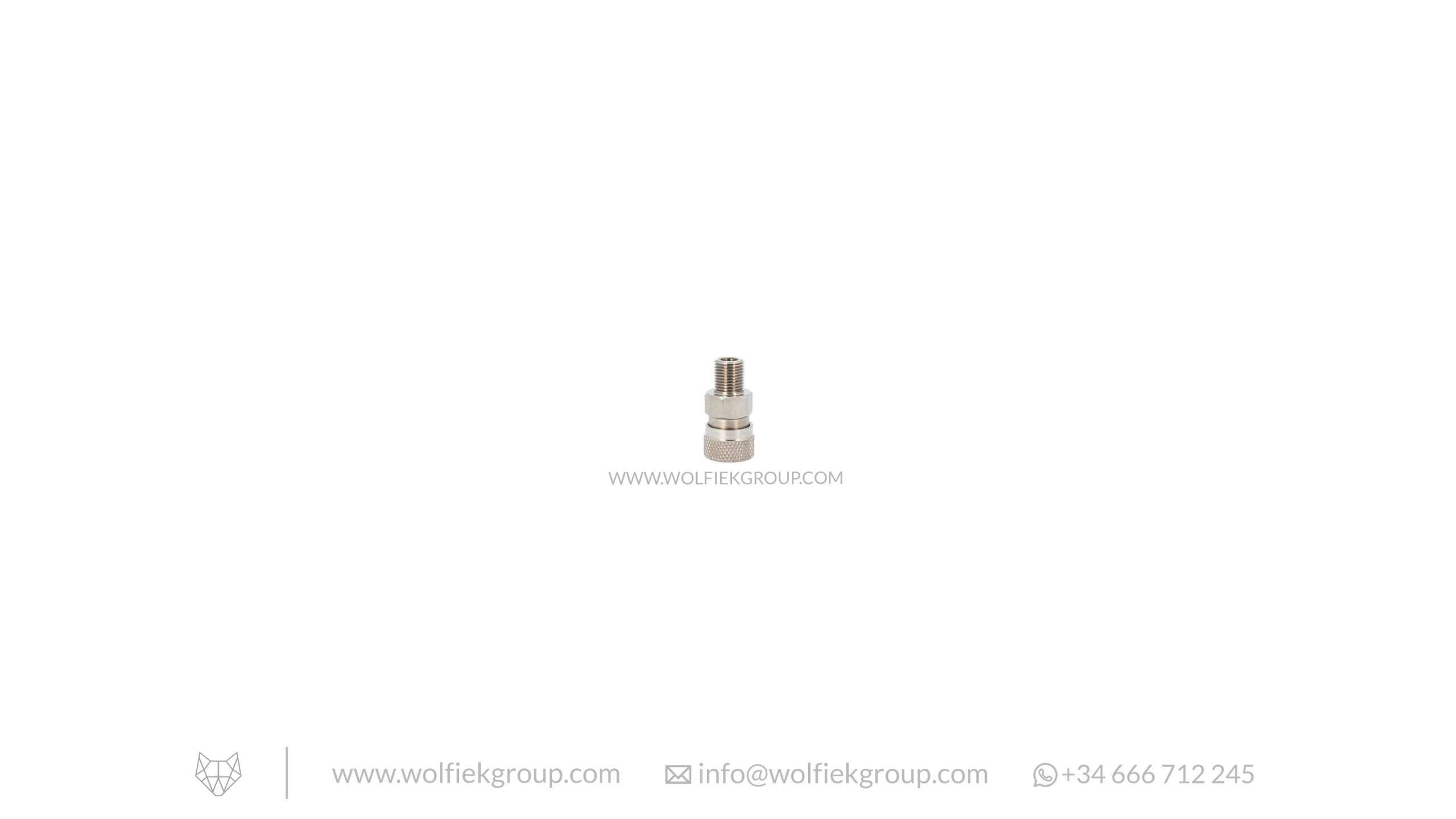 1/8 BSP Male to Foster Female Adapter - PCP Airguns - image 1 1/8 BSP Male to Foster Female Adapter - PCP Airguns