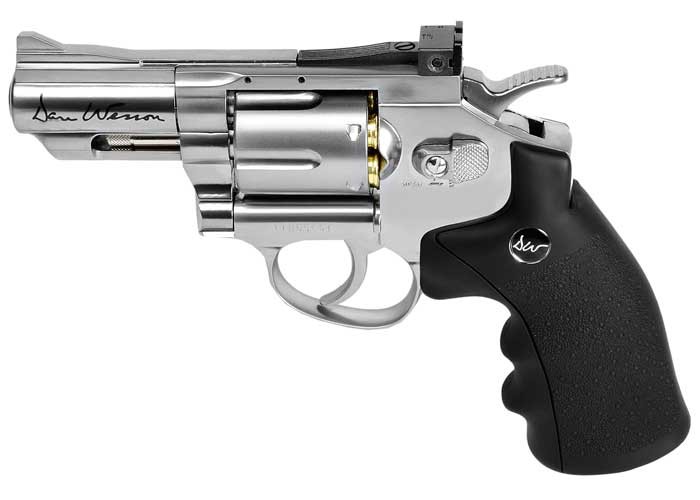 Dan Wesson 2.5" CO2 BB Revolver, Silver Dan Wesson 2.5" CO2 BB Revolver, Silver