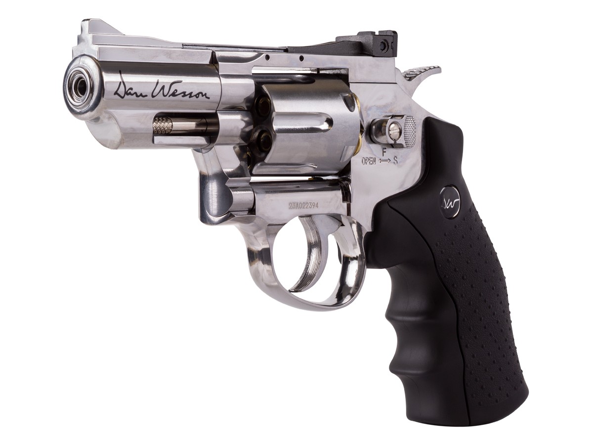 Dan Wesson 2.5" CO2 Pellet Revolver, Silver Dan Wesson 2.5" CO2 Pellet Revolver, Silver