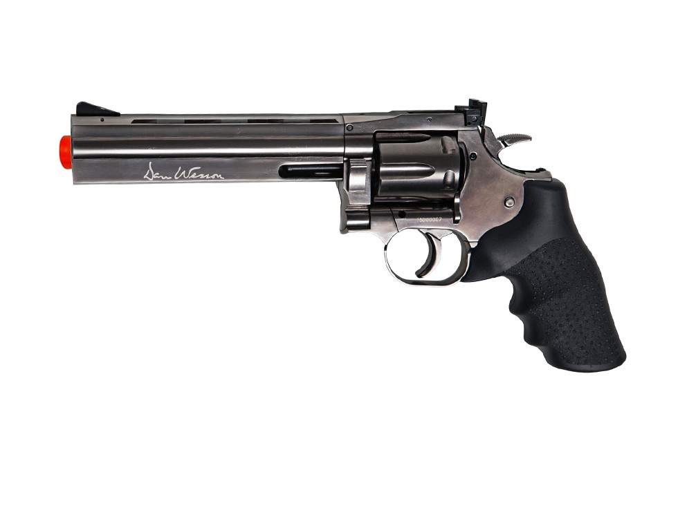 Dan Wesson 715 6" CO2 Airsoft Revolver, Steel Grey Dan Wesson 715 6" CO2 Airsoft Revolver, Steel Grey