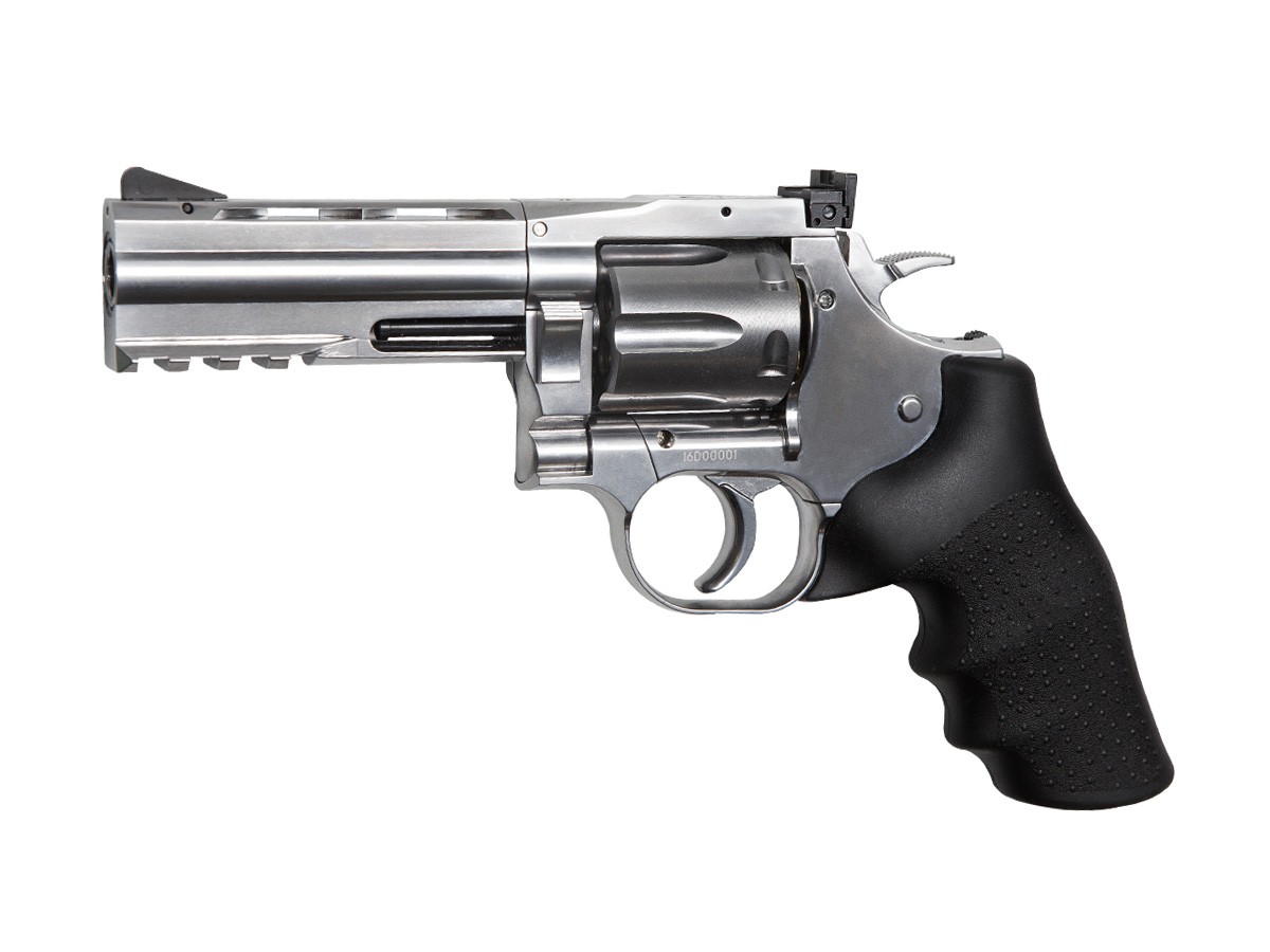 Dan Wesson 715 4" Pellet Revolver, Silver Dan Wesson 715 4" Pellet Revolver, Silver