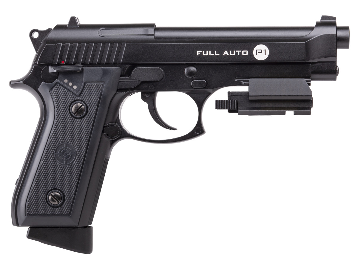 Crosman P1 Full Auto Blowback CO2 BB Pistol with Laser