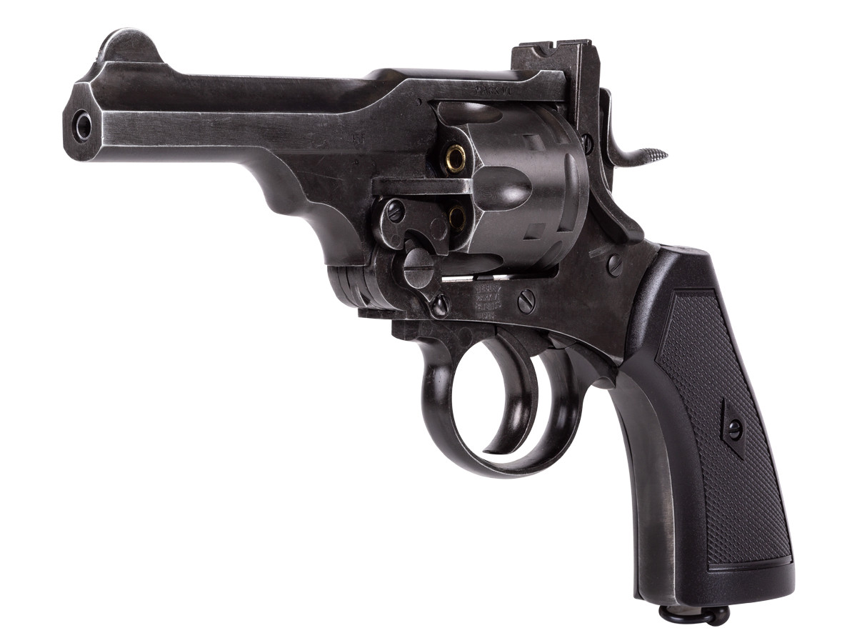 Webley MKVI CO2 Pellet Revolver, Battlefield Finish, 4" Webley MKVI CO2 Pellet Revolver, Battlefield Finish, 4"